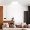 BRILONER - LED ceiling light with indirect light, flat, neutral