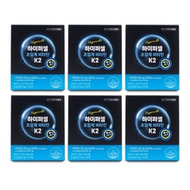 Nutricore Nutricore Hypercell Supercritical Vitamin K2 300mg x 30 tablets x 6 boxes I / 뉴트리코어 뉴트리코어 하이퍼셀 초임계 비타민 K2 300mg x 30정 X 6박스 I