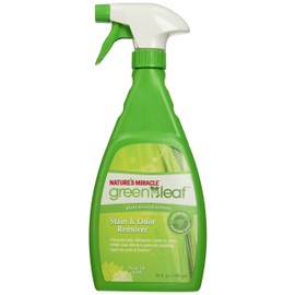 Nature's Miracle Green Leaf Stain & Odor Remover,Water Lily Scent 24 oz