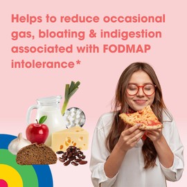 Intoleran Quatrase Forte Digestive Enzymes - 108 Capsules | Highly Dosed Supplement for FODMAP Intolerance | Helps Digest Lactose and Complex Carbohydrates* | Pure & Vegan | Low FODMAP