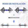 Foünd Sports Kit De Mancuernas Pesas Con Barra Discos Ejercicio