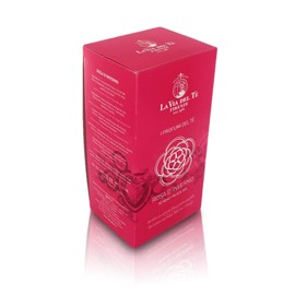 La Via del Te Rosa d'Inverno, Blend of Flower Flavoured Green & Black Teas, 20 Teabags, Total Net Wt: 50g / 1.76oz