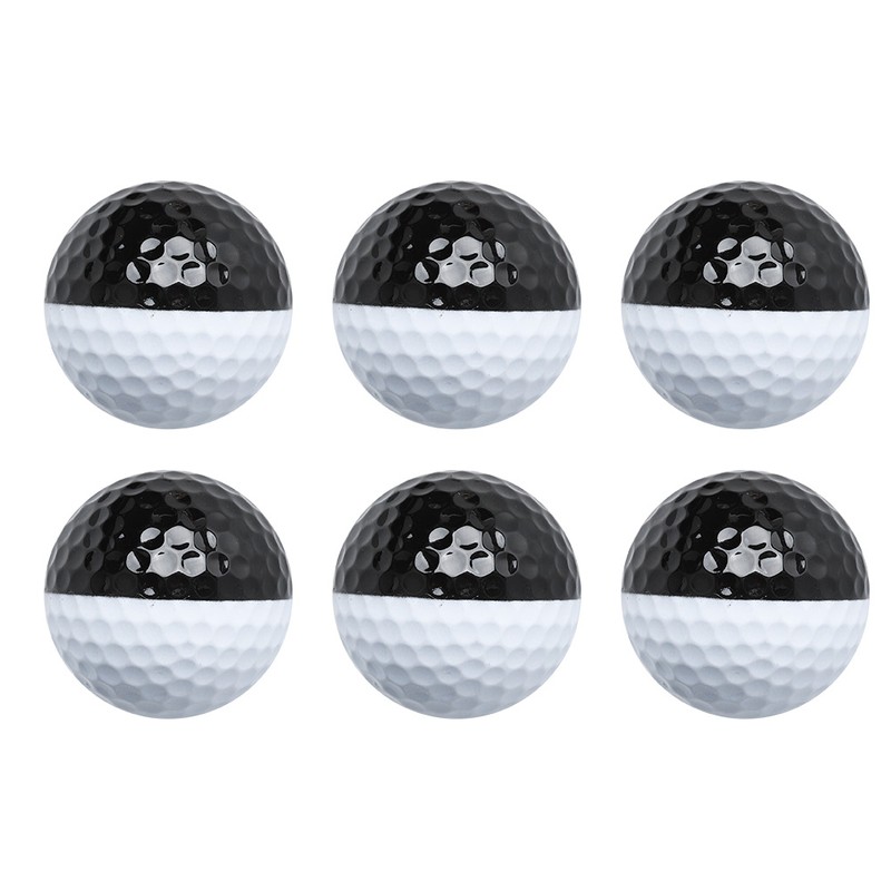 6PCS PU Black White Soft High Elastic Excellent Stable Fly