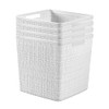 Curver Set of 4 Large Cube 17L Jute Decorative Plastic