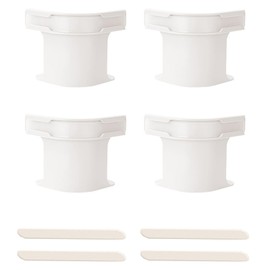 Bed Sheet Holder with Lock Strips, 4PCS Heavy Duty Lock Sheet Holders Fitted Sheet Holders for Corners Bed Sheet Straps, Non-Slip Sheet Corner Holders for All Sheet Mattress Sizes (White)