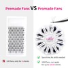 Fan Volume Eyelashes, 10D 0.07 C Curl, 11-18 mm Mixed,