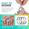 KornaDoz 200 Pcs 1 Inch (25mm) Heavy Duty Metal Split
