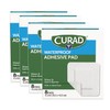 CURAD White Waterproof Adhesive Pads, 4 x 4 inches, 4