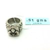 Stigma Mens Silver/Black Fashion Wide Ring Jewelry Size-9