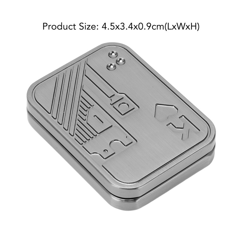 Magnetic Fingertip Push Slider Zinc Alloy EDC Stress Relief Push