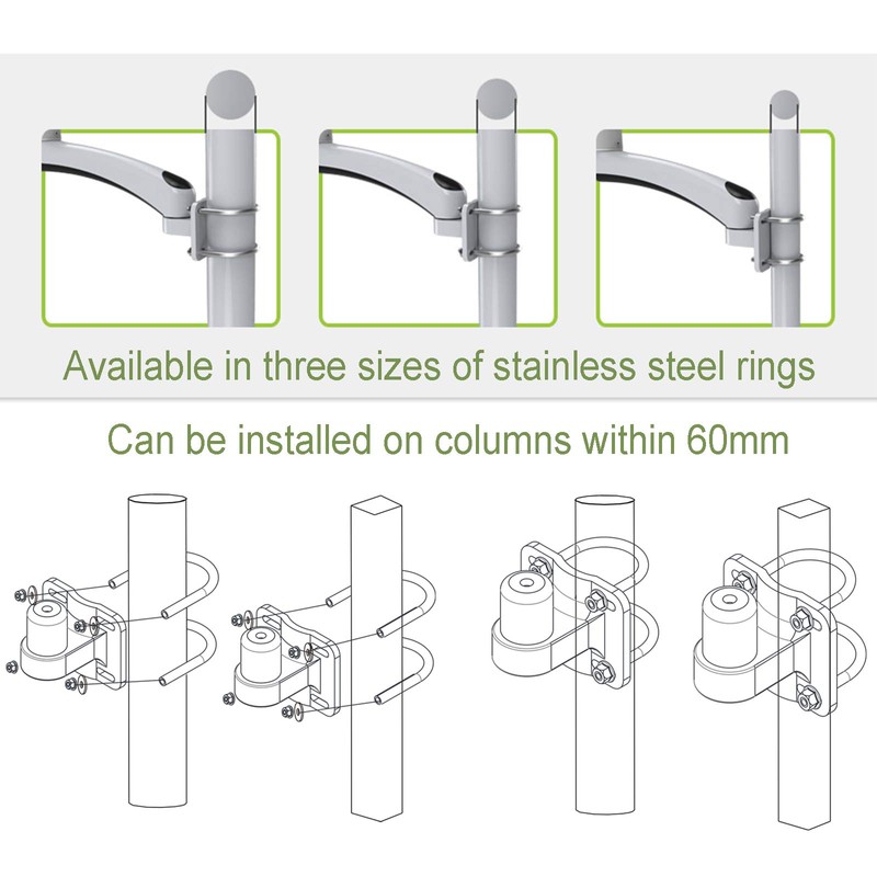 HFTEK Monitor Mount Accessory (HF79MW)