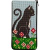 Stitch & Zip Eyeglass Case Needlepoint Kit- Purrfect Cat