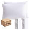 White Pillowcases King Size 48 Pack - Bulk Pillow Cases