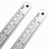 YEBMoo Metal Ruler Stainless Steel Ruler Straight Edge Measuring Tool