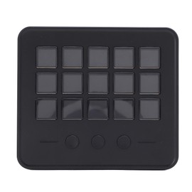 Stream Controller, Stream Control Deck with 15 Macro Keys, Customizable LCD Keys Studio Controller, Gaming Workflow Macro Keypad for OBS PC