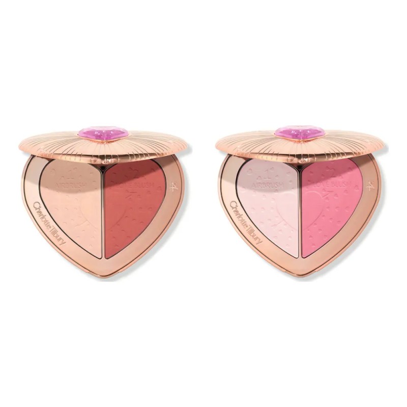 Kit Charlotte: Paleta Iluminador Y Rubor Pillow Talk Flawless Peach
