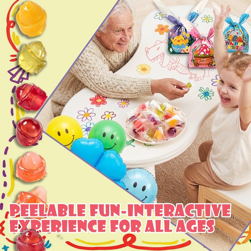 72 PCS Fruit Peelable Gummy Candy