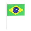 Brazil Flag Brazilian Small Stick Mini Hand Held Flags Decorations