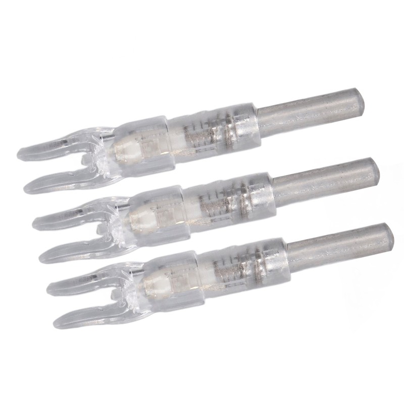 3PCS Lighted Nocks for Arrows Automatic Lighting 6.2mm Internal Diameter