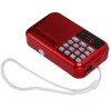 Portable FM Digital Radio with LED Display, Multifunction Player with