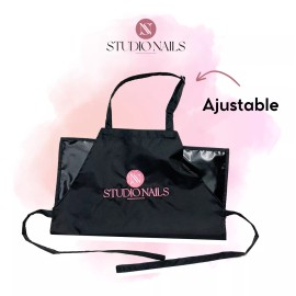 Studio Nails Mandil Color Negro, Uñas Acrílicas, Gel. Studio Nails
