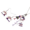 DUOWEI Sewing Machine Ruler Scissor Tools Jewelry Sets for Women