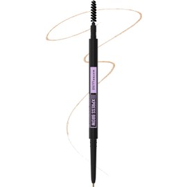 MAYBELLINE Maybelline Brow Ultra Slim Defining Eyebrow Makeup Mechanical Pencil With 1.55 MM Tip And Blending Spoolie For Precisely Defined Eyebrows, Light Blonde, 0.003 oz.