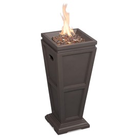 Endless Summer 28" Gas Outdoor Fire Column, 11.8" x 11.8" x 28"