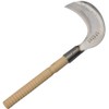 King of The Sickle - Steel Grass Sickle,Hardwood Handle Clearing