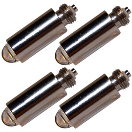 HQRP 4-Pack 3.5V 2.5W Halogen Bulb for Welch Allyn CA994 Carley 994 CL994 3.5V .72A 2.52W WA-31 8000017 99-5014 Halogen WA-03100-U/WA-03100 Replacement
