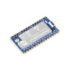 Waveshare RP2040-LoRa Development Board, Integrates SX1262 RF Chip, Long-Range Communication, LF, Bundle with 2DB Antenna and IPEX 1 to SMA Adapter Cable
