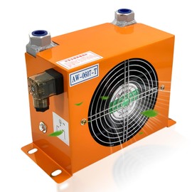 Hydraulic Air Cooler AJ0607T-CA Air-Cooled Oil Radiator DC 12V 48W 20L/min