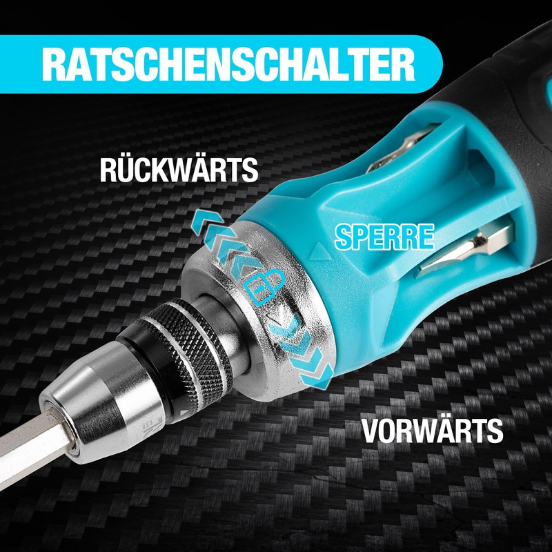 DURATECH Screwdriver 12 in 1 Function, Ratchet Screwdriver Set with