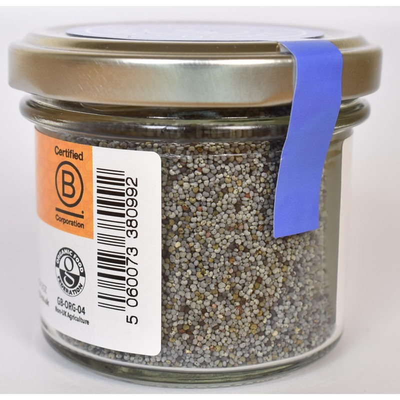 Steenbergs Organic Blue Poppy Seeds 60g Standard Jar