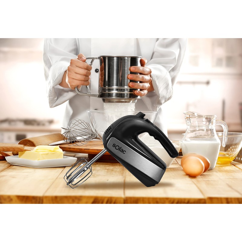 SOLAC 5-Speed 200W Hand Mixer + Turbo