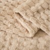 HOMRITAR Baby Blanket for Unisex 3D Jacquard Fluffy Fuzzy Toddler