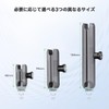 FANAUE Anti-Theft Aluminum Motorcycle Mount Parts Intermediate Mount Double Socket