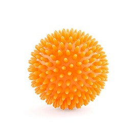 Bodhi Large Spiked Ball, Hedgehog Ball with 9 cm Diameter (Orange) Massage Ball for Self-Massage, Rehabilitation & Fitness, Reflex Zones - Also Available as a Set