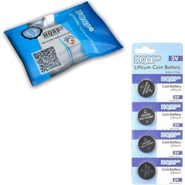 HQRP 4-Pack Lithium Battery Compatible with Garmin Vivofit Bundle Heart-Rate Monitor