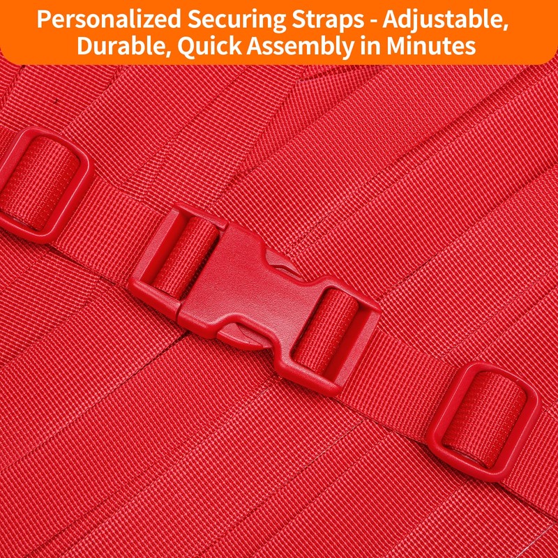 BEYOURD Buckle and Strap Set, 10 Yards Polyester Webbing Strap