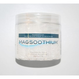 Magsoothium 16 Magnesium Soaking Crystals Infused with Coconut and Arnica