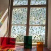 WBQMUNY Window Film,Rainbow Window Privacy Film,Green Vines Leaves Double Sided