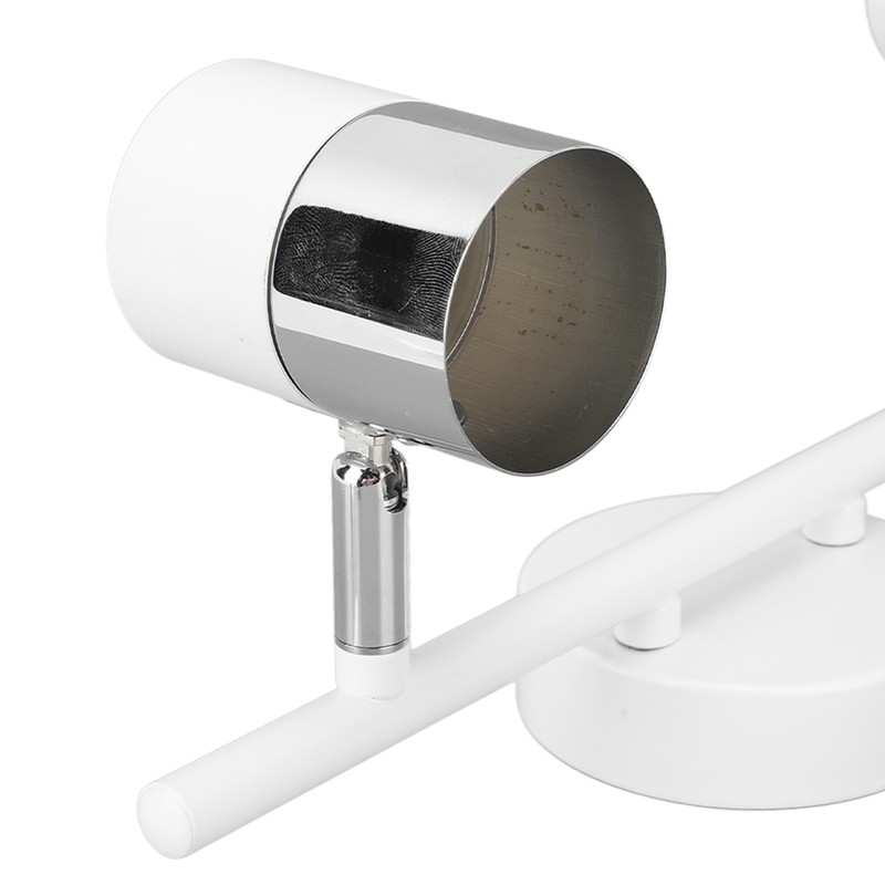 Track Light Kit 2 Heads 13.6in Length 2 Light Track