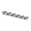 Modern Chrome LED Bathroom Vanity Light Fixtures, 6-Light Dimmable Wall