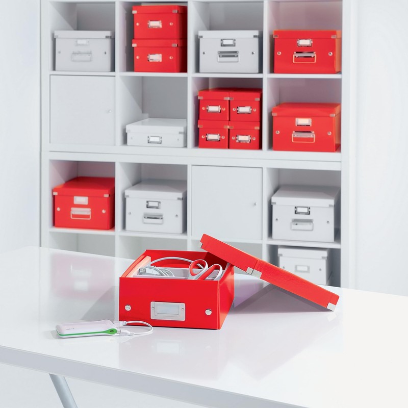 Leitz WOW Magazine File Holder, A4, Cardboard Document Storage Box