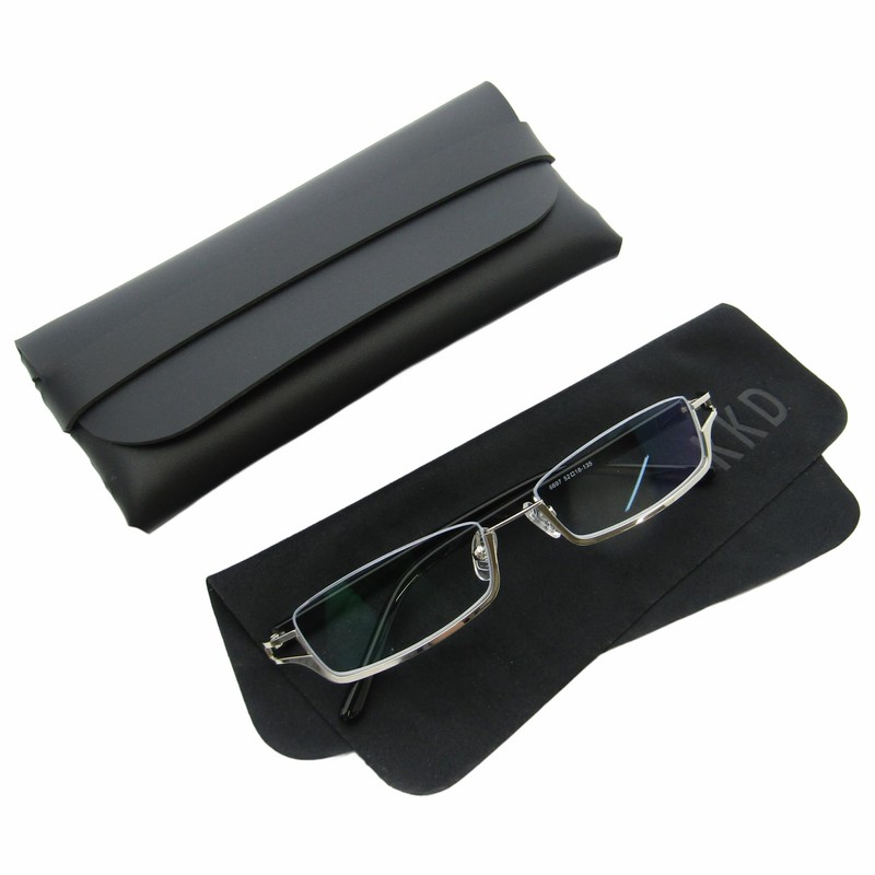KKD 6697 Square Date Glasses, Underrim Glasses, Reverse Nyrol, Unisex,