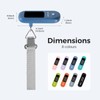 pack all 110 Lbs Luggage Scale, Digital Handheld Baggage Scale,