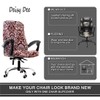 Deisy Dee Computer Office Chair Covers for Stretch Rotating Mid