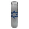 Generic Star of David 7 Day White Candle