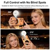 Newmowa Magnetic Selfie Light, Extendable Phone Ring Light with Mirror,